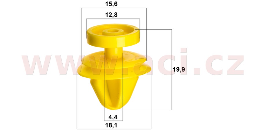 Obrázek produktu plastová příchytka (sada 5 ks) 55196T