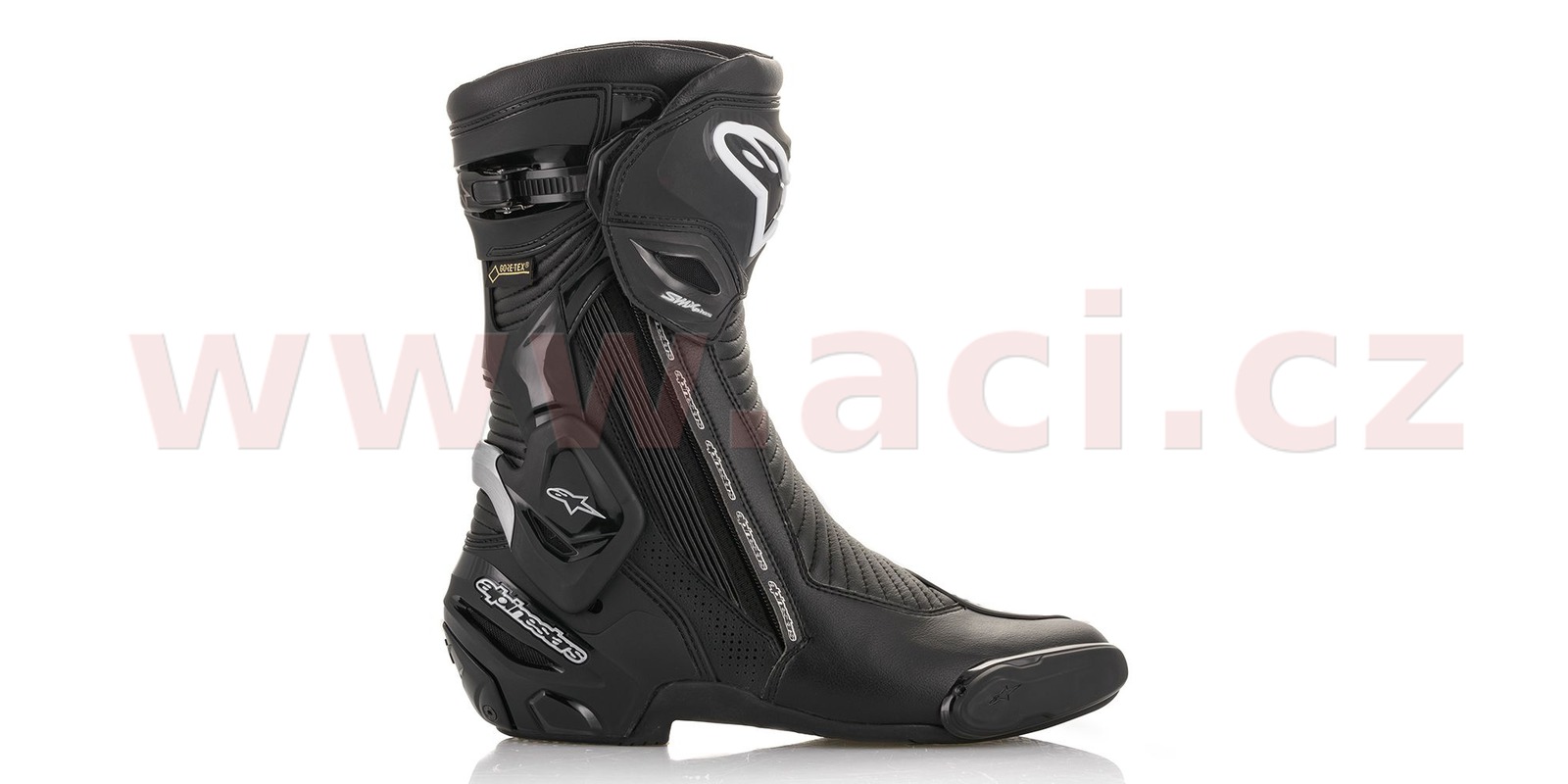 Obrázek produktu boty SMX PLUS 2 GORE-TEX, ALPINESTARS (černá/stříbrná) 2024 2331020-119