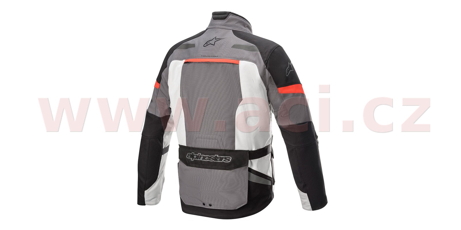 Obrázek produktu bunda VALPARAISO V3 DRYSTAR, ALPINESTARS (tmavá šedá/světlá šedá/červená, vel. 4XL) 3204020-939