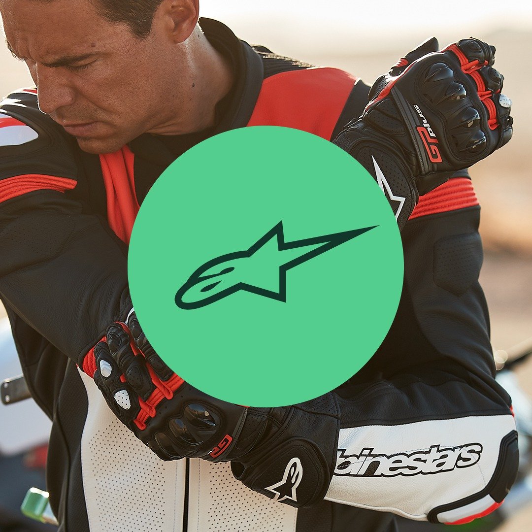 Obrázek produktu rukavice GP PLUS R V2, ALPINESTARS černá/bílá 3556520-12