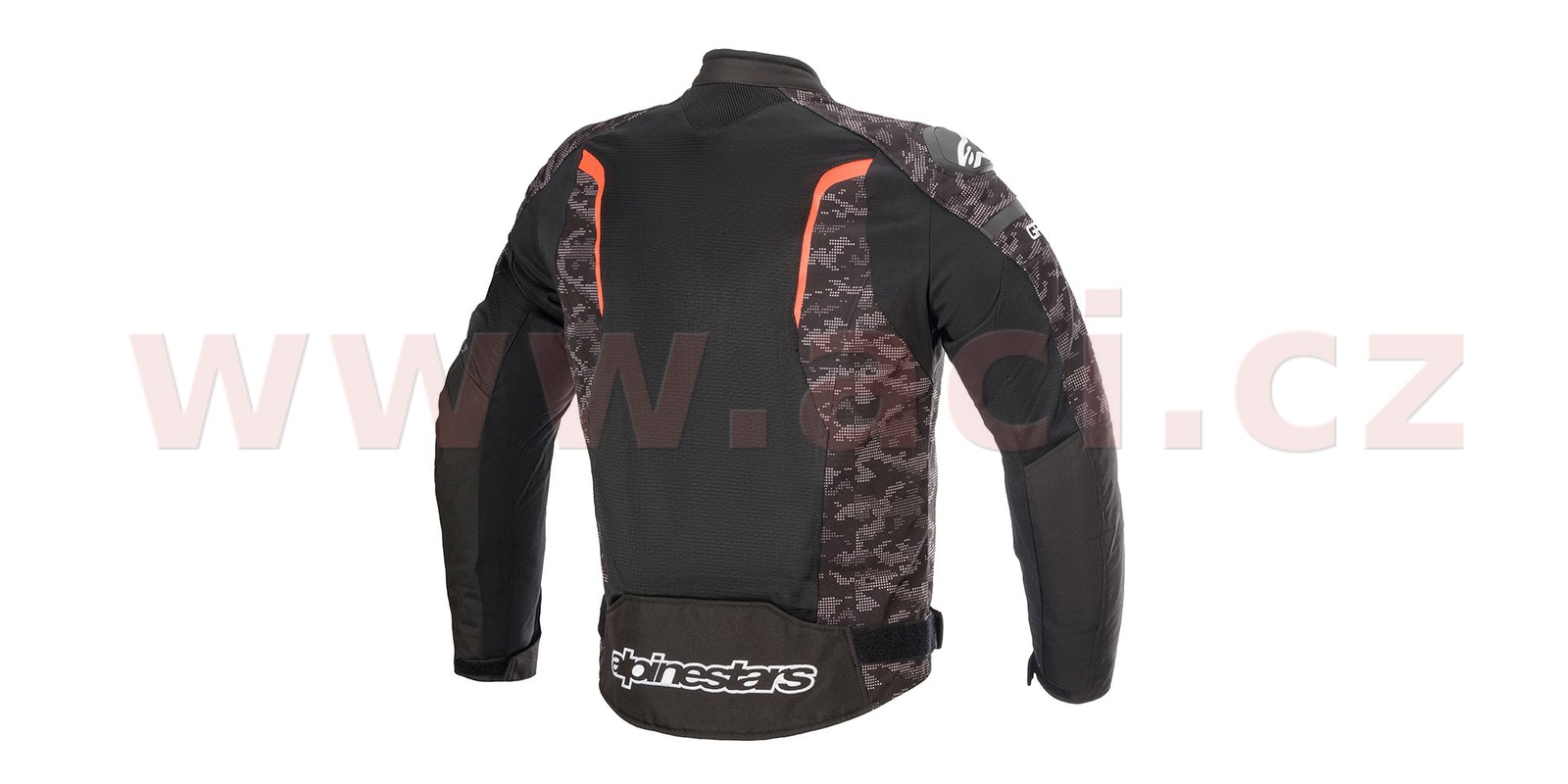 Obrázek produktu bunda T-GP PLUS R v3 AIR ALPINESTARS (černá maskáčová/červená fluo, vel. 4XL) 3300620-994