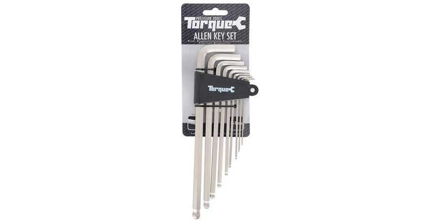 Obrázek produktu sada prodloužených, zahnutých inbusů ALLEN KEY SET TORQUE, OXFORD (1,5 až 10 mm) TL120