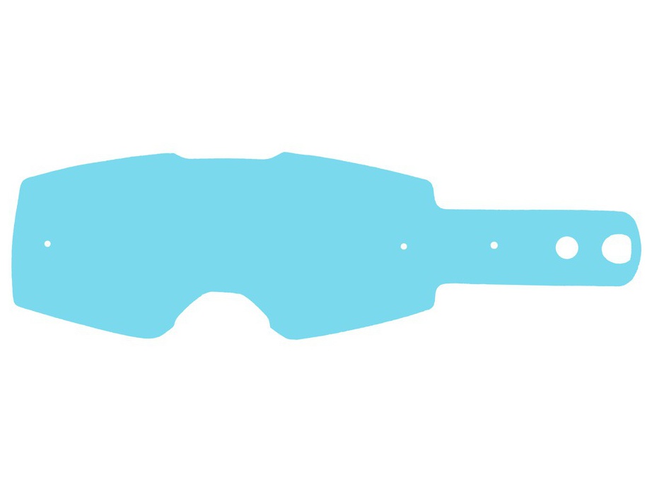Obrázek produktu strhávací slídy plexi pro brýle OAKLEY řady FRONT LINE, Q-TECH (10 vrstev v balení, čiré) OAKLEY-FRONTLINE-10