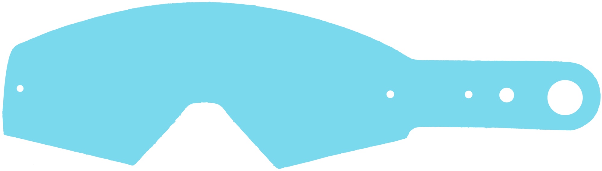 Obrázek produktu strhávací slídy plexi pro brýle OAKLEY řady PROVEN, Q-TECH (10 vrstev v balení, čiré) OAKLEY-PROVEN-10