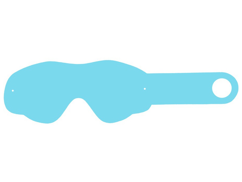Obrázek produktu strhávací slídy plexi pro brýle O´NEAL řady B1, Q-TECH (10 vrstev v balení, čiré) O´NEAL-B1-10