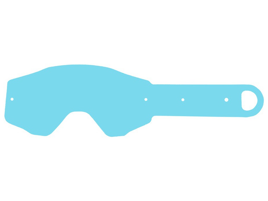 Obrázek produktu strhávací slídy plexi pro brýle ETHEN řady 06, Q-TECH (10 vrstev v balení, čiré) ETHEN-06-10