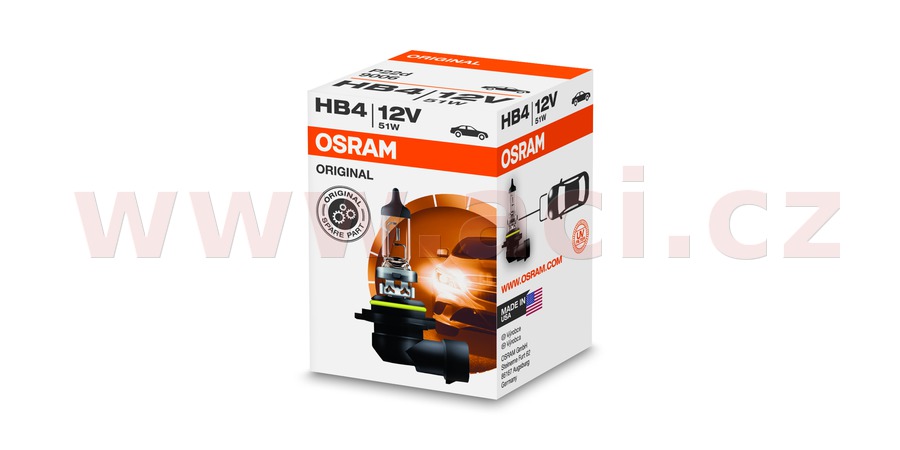 Obrázek produktu žárovka HB4 12V 51W (patice P22d) OSRAM 9006