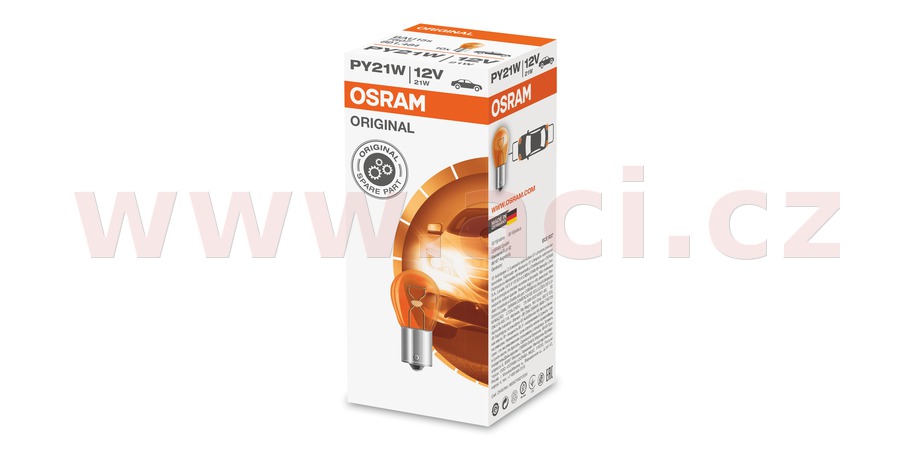 Obrázek produktu OSRAM Original Line PY21W žárovky 12V 21W 7507
