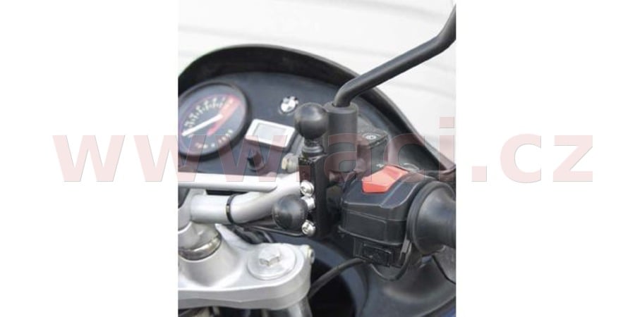Obrázek produktu úchyt na objímku brzdové/spojkové páky a na řídítka motocyklu, RAM Mounts RAM-B-309-8U