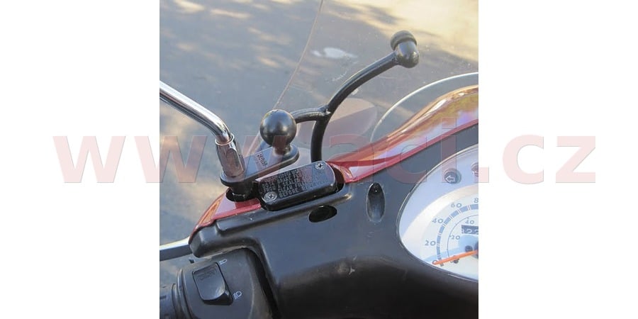 Obrázek produktu úchyt na zpětné zrcátko motocyklu s průměrem do 11 mm, RAM Mounts RAM-B-252U