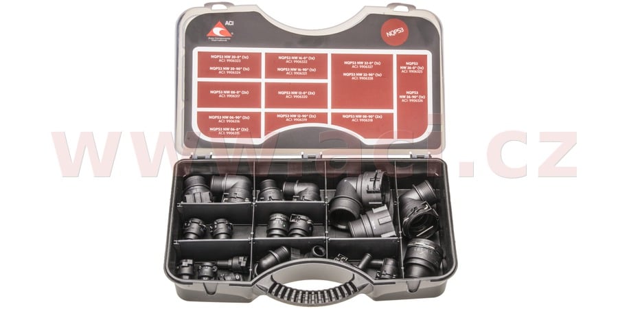 Obrázek produktu opravná sada chladicí soustavy - rychlospojky (20 ks) NORMA NQPS3 - výroba Německo NQPS3 BOX