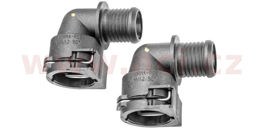 Obrázek produktu rychlospojka 90° NW12 (2ks) NORMA NQPS3 - výroba Německo 0702 6008 012
