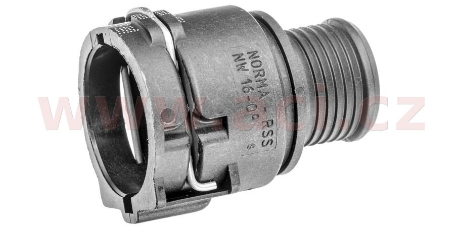Obrázek produktu rychlospojka rovná NW16 (1ks) NORMA NQPS3 - výroba Německo 0702 7019 016