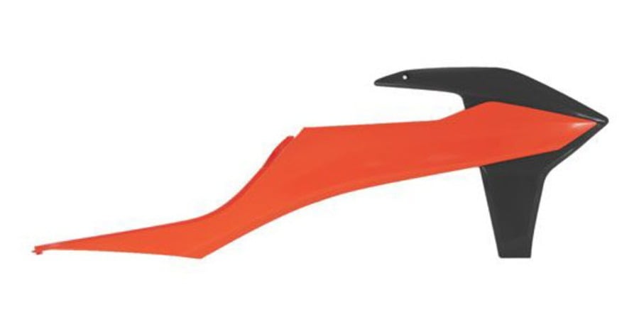 Obrázek produktu spoilery chladiče KTM, RTECH (oranžovo-černé, pár)