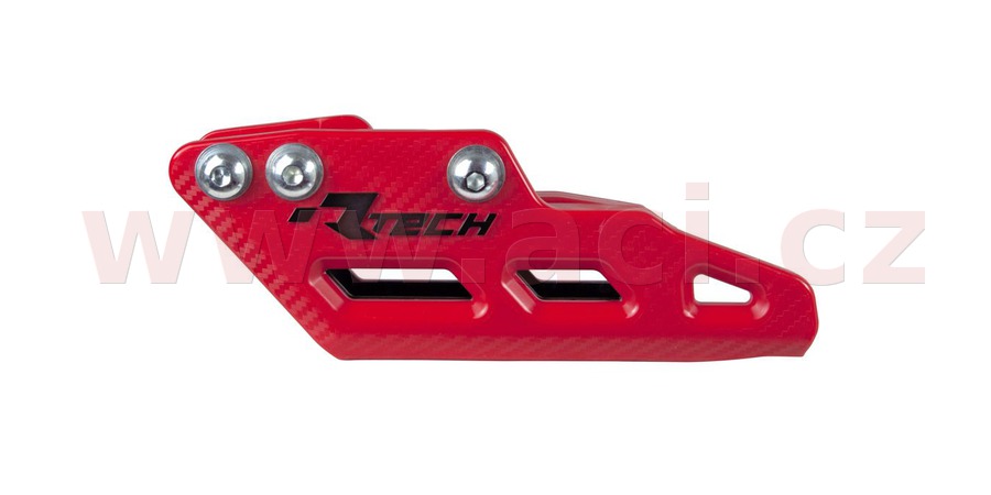 Obrázek produktu vodítko řetězu R2.0 Honda, RTECH (červeno-černé) R-CRUCRFRSNR20