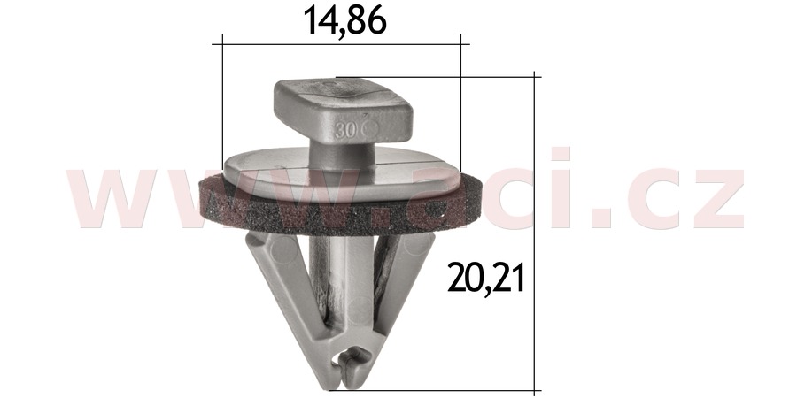 Obrázek produktu plastová příchytka (sada 5 ks) 55164T
