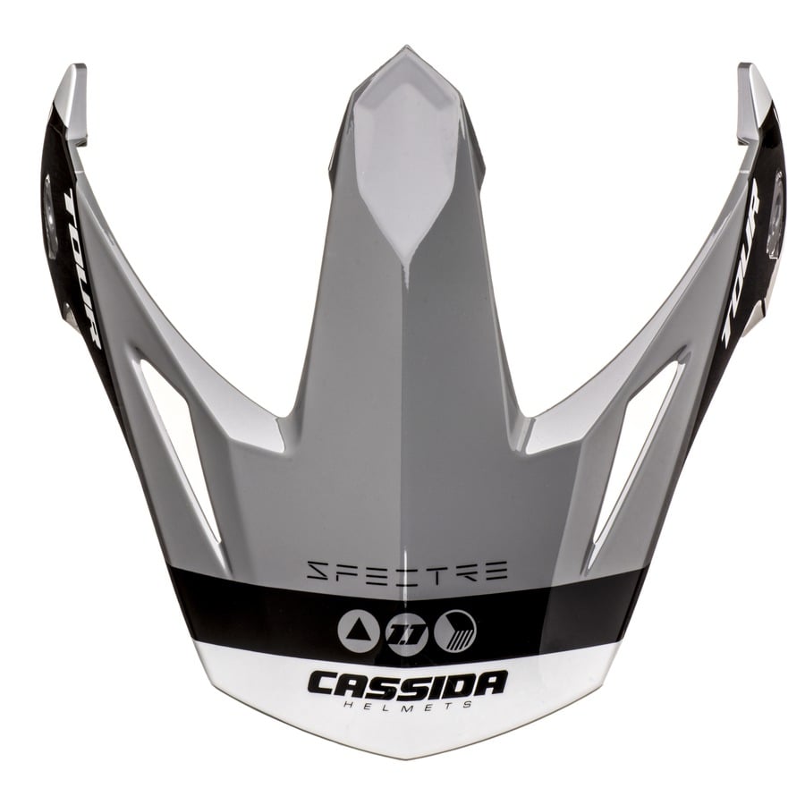 Obrázek produktu kšilt pro přilby Tour Spectre, CASSIDA (šedá/bílá/černá) PEAK SC-09 TOUR