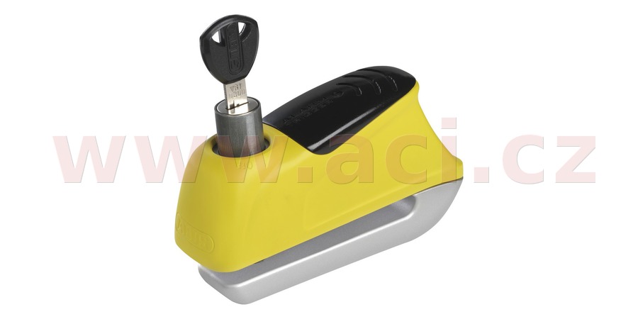 Obrázek produktu zámek na kotoučovou brzdu s alarmem 350 Trigger Alarm (průměr třmenu 10 mm), ABUS (žlutý) 4003318559730