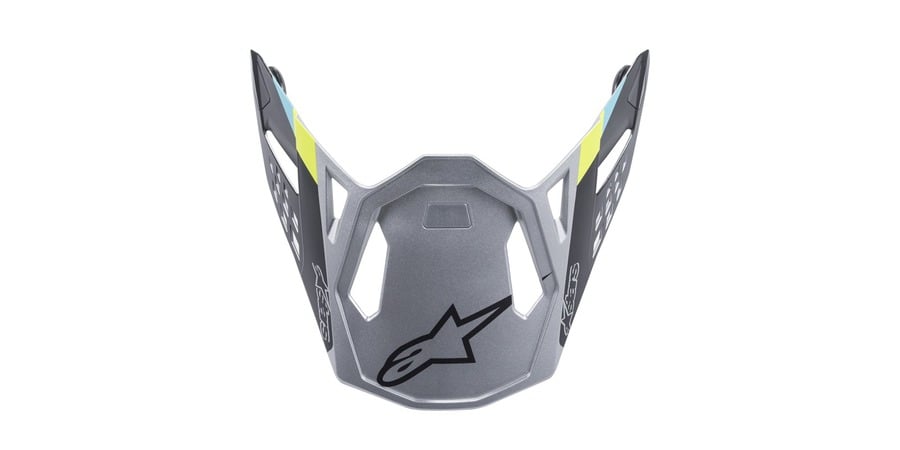 Obrázek produktu kšilt pro přilby SUPERTECH S-M8 CONTACT, ALPINESTARS (stříbrná matná) 8981219-1098-TU