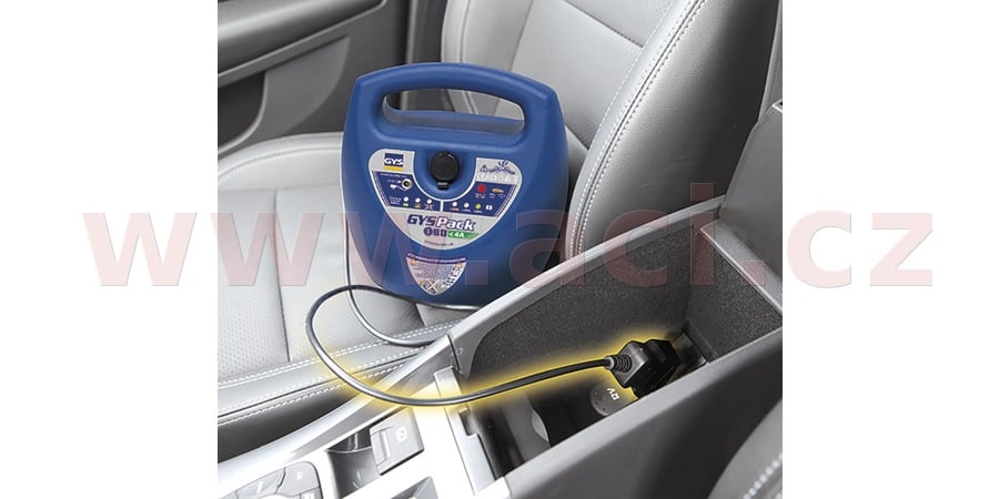 Obrázek produktu zařízení pro záložní napájení pří výměně autobaterie GYSPACK OBD 054998