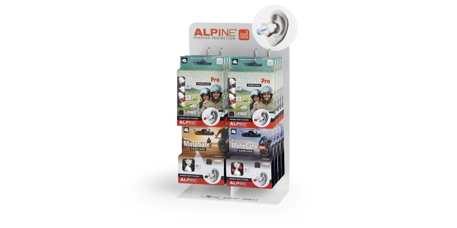 Obrázek produktu obchodní balení špuntů do uší ALPINE MotoSafe - 16 ks ALPINE - Hearing protection NEMÁ