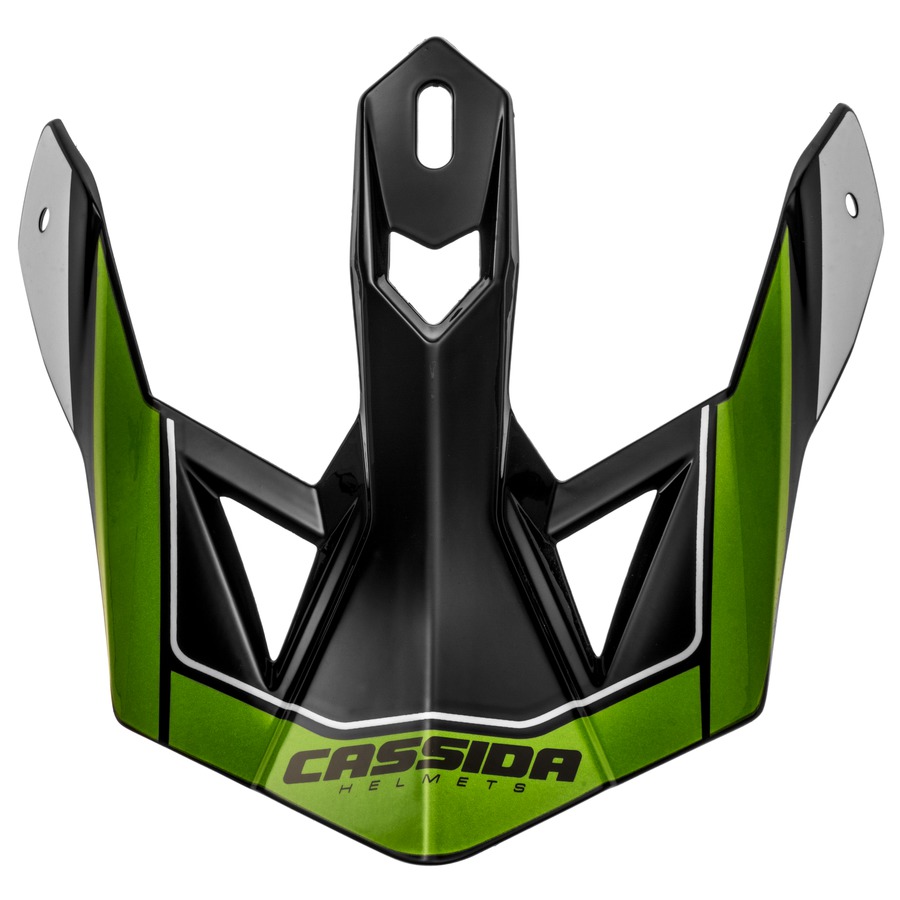 Obrázek produktu kšilt pro přilby Cross Pro 2, CASSIDA (zelená perleť/černá/bílá) NEMÁ