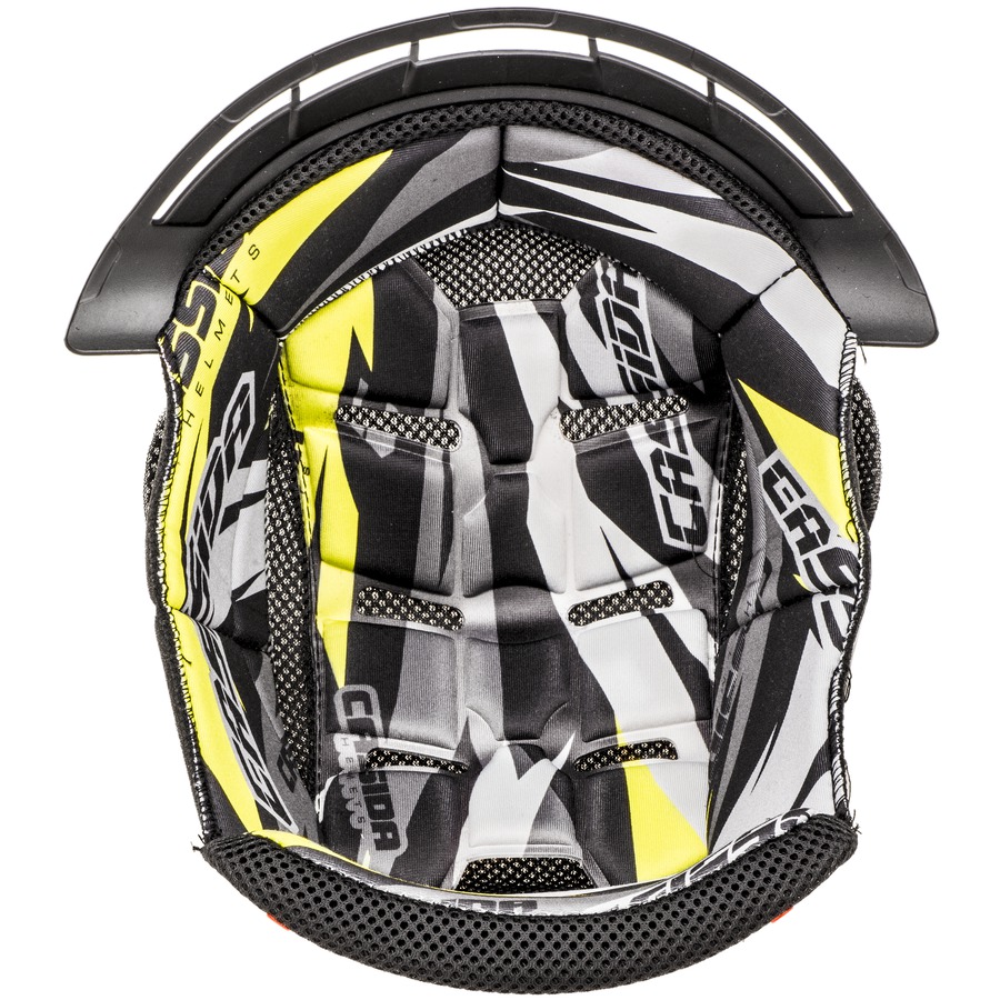 Obrázek produktu klobouk interieru pro přilby Cross Pro 2, CASSIDA (žlutá fluo/černá/bílá/šedá)