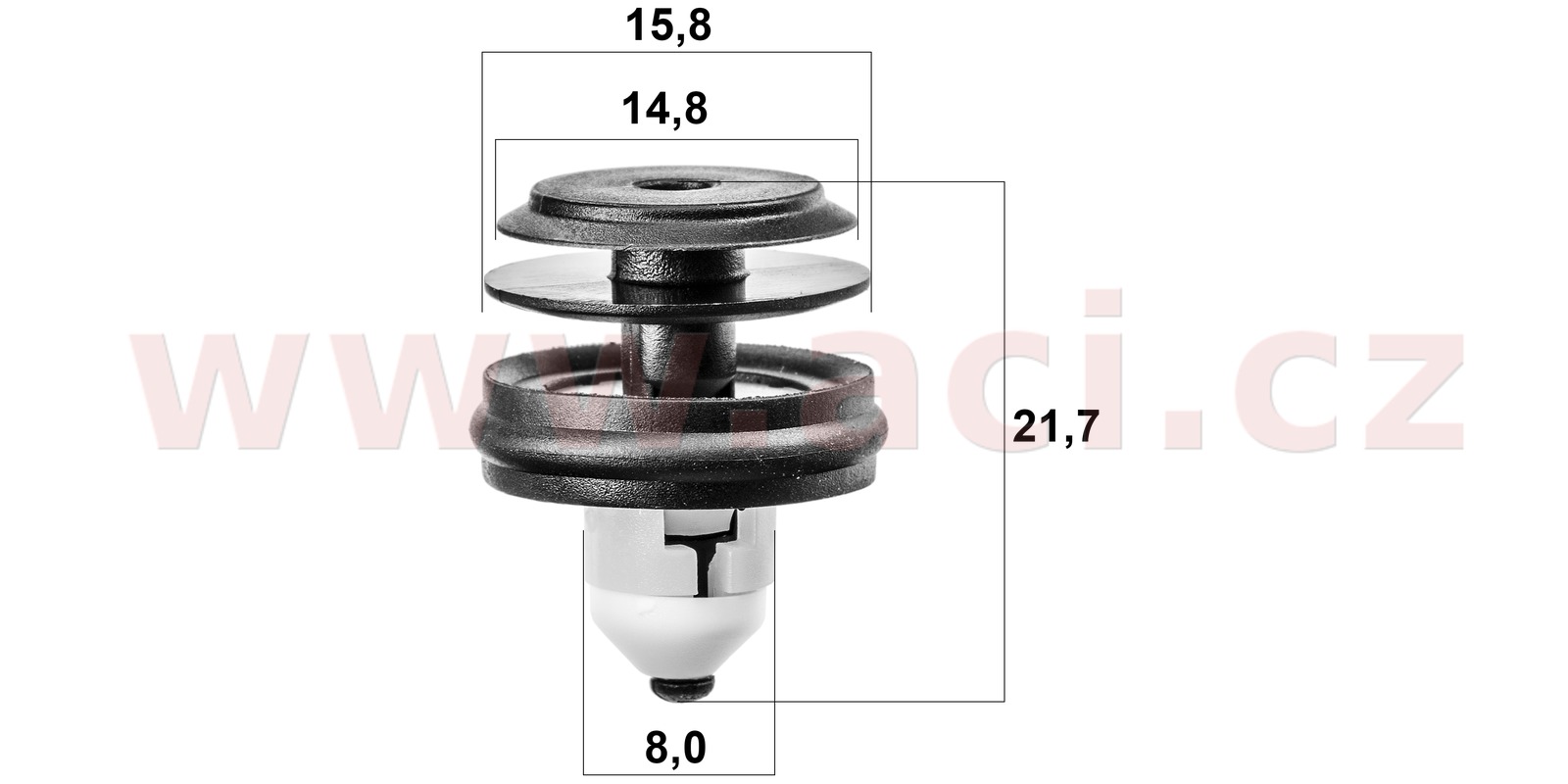 Obrázek produktu plastová příchytka (sada 5 ks) 57130T