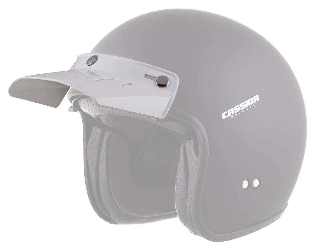 Obrázek produktu plochý kšilt Oxygen, CASSIDA (bílý, cvakání na druky)