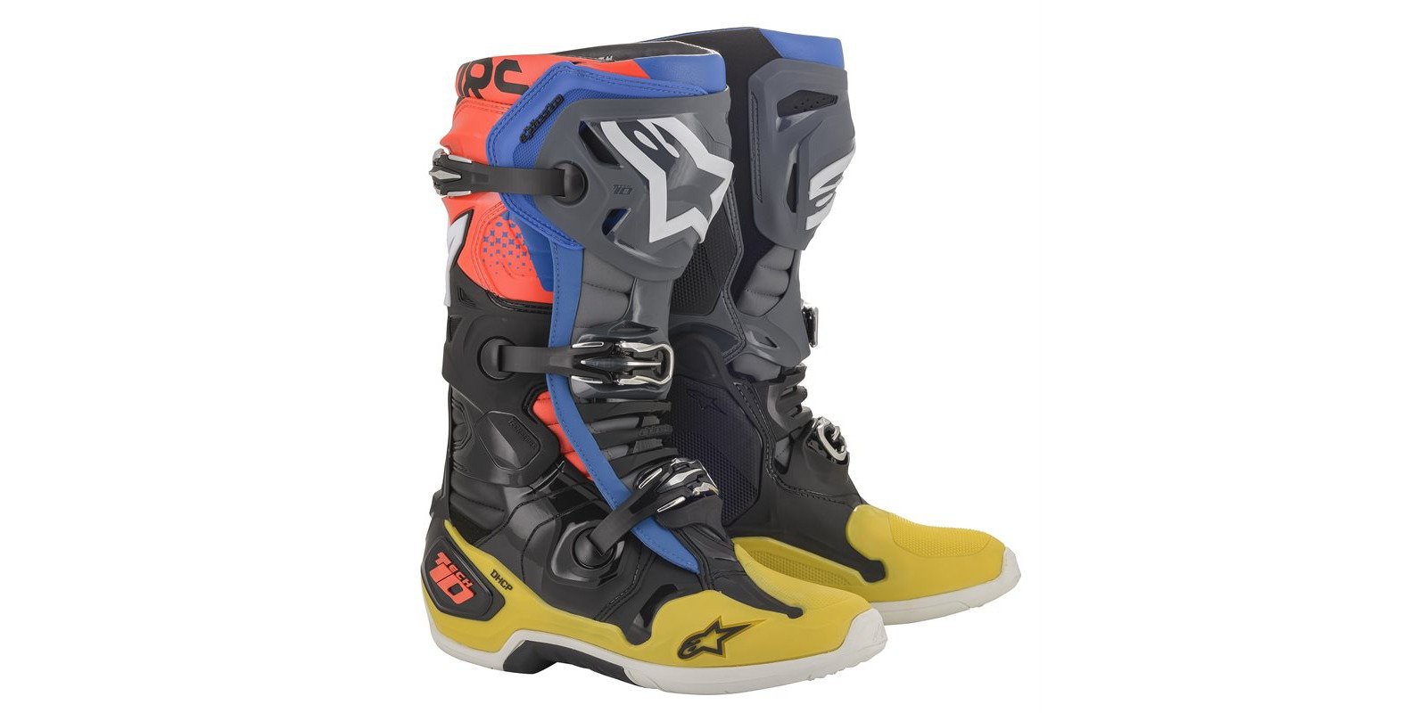 Obrázek produktu boty TECH 10 2021, ALPINESTARS (černá/žlutá/modrá/červená)