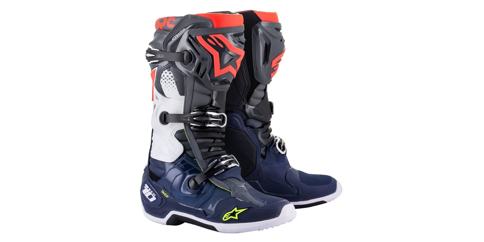 Obrázek produktu boty TECH 10, ALPINESTARS (šedá/modrá/červená/bílá)