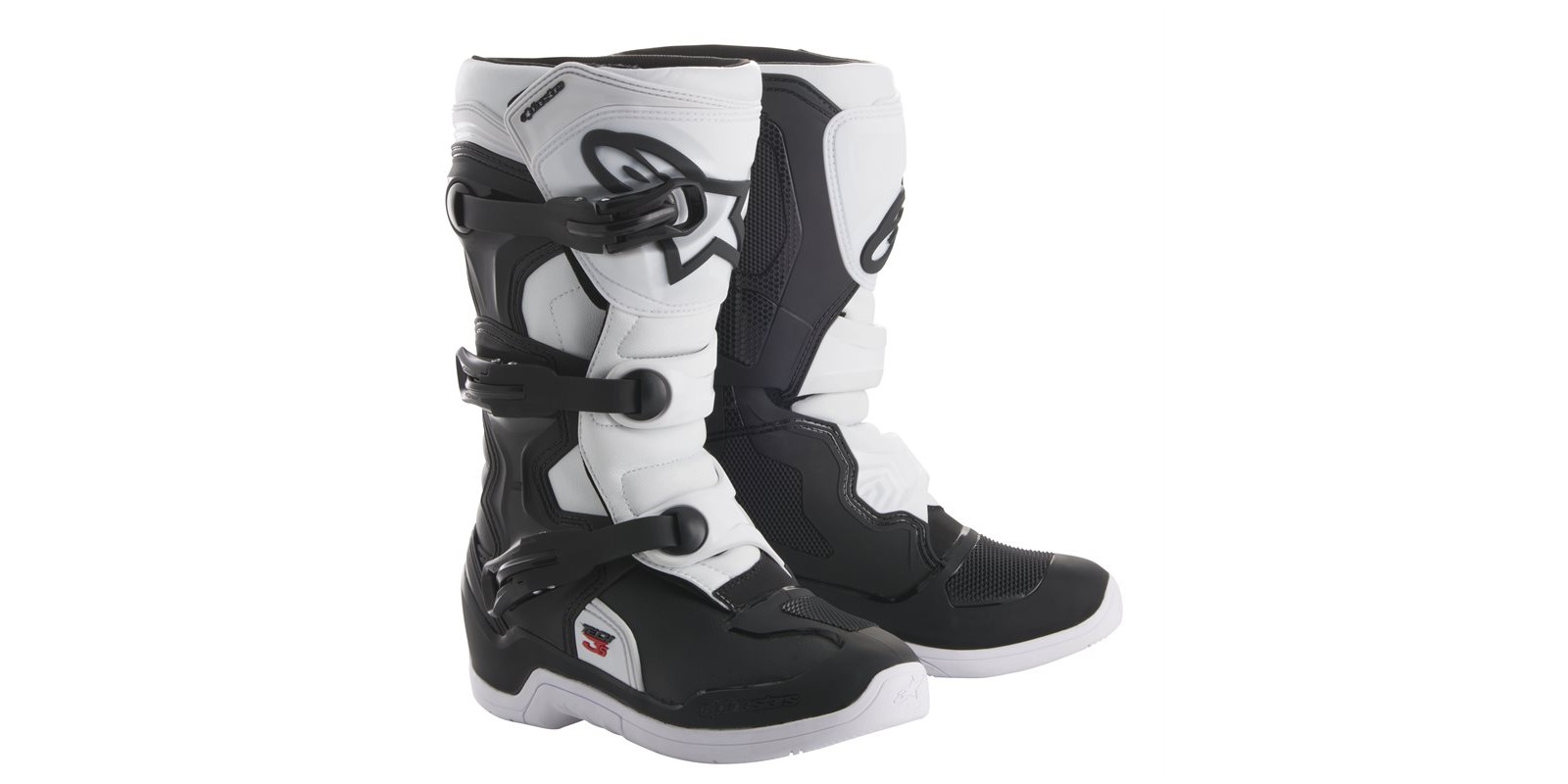 Obrázek produktu boty TECH 3S YOUTH, ALPINESTARS, dětské (černá/bílá)