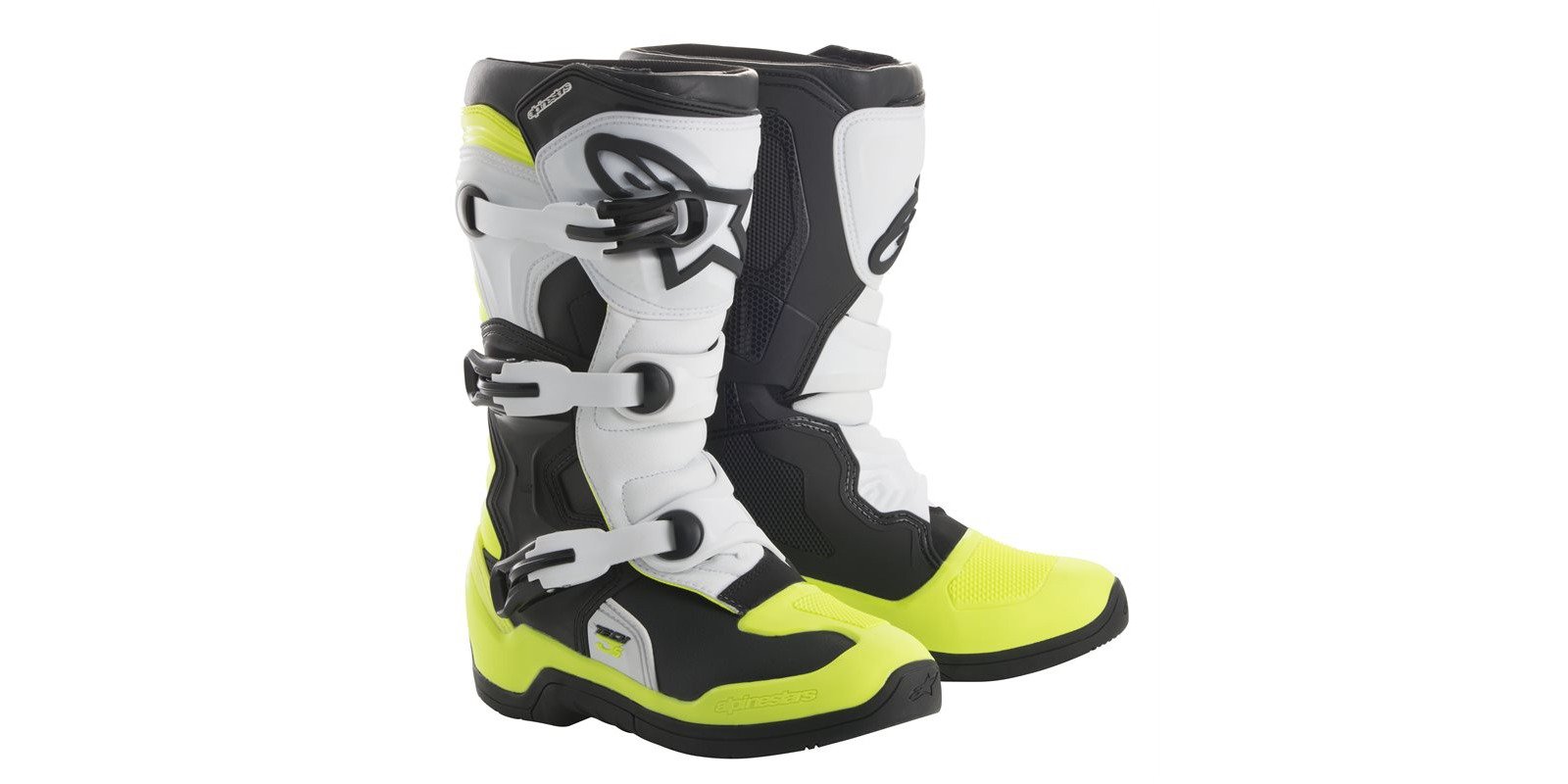 Obrázek produktu boty TECH 3S YOUTH, ALPINESTARS, dětské (černá/žlutá fluo/bílá)