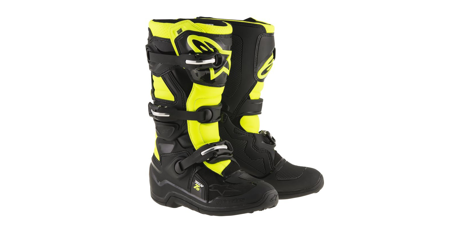 Obrázek produktu boty TECH 7 S, ALPINESTARS, dětské (černá/žlutá fluo)