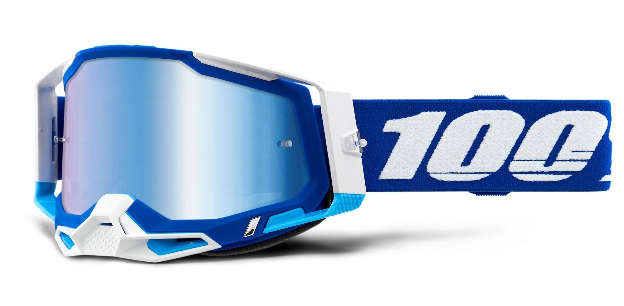 Obrázek produktu RACECRAFT 2, 100% brýle modré, zrcadlové modré plexi 50121-250-02