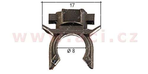 Obrázek produktu plastový úchyt podpěry kapoty (sada 5 ks) 72506