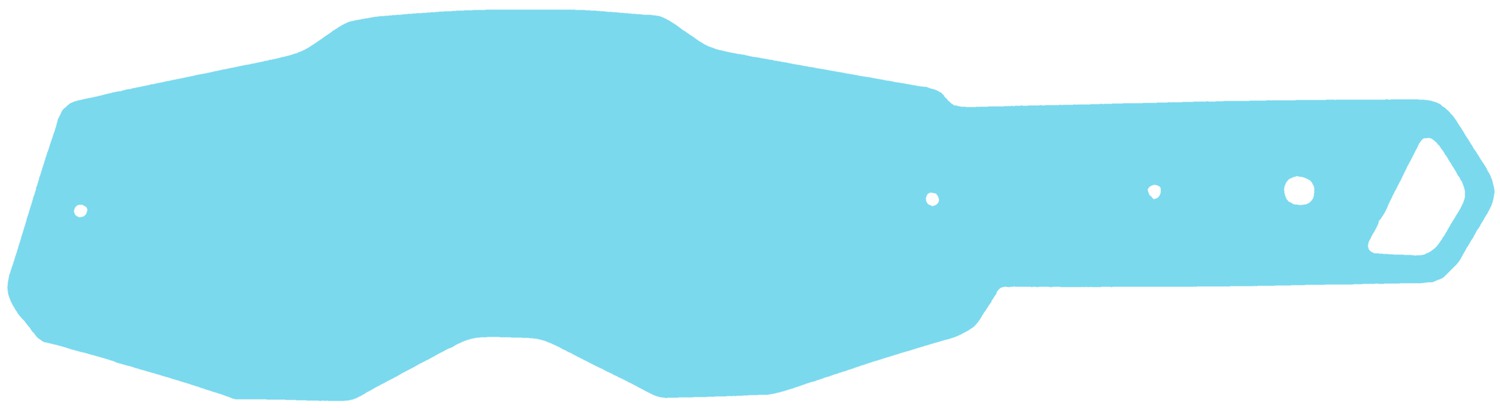 Obrázek produktu strhávací slídy plexi pro brýle 100% řady RACECRAFT2/ACCURI2/STRATA2 dospělé, Q-TECH (10 vrstev v balení, čiré) 100% Racecraft2/Accuri2/Str2 1