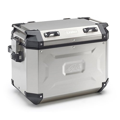 Obrázek produktu boční kufr K-FORCE - pravý, KAPPA (48l, stříbrný hliník, 49,5x38,7x30,6 cm) KFR48AR