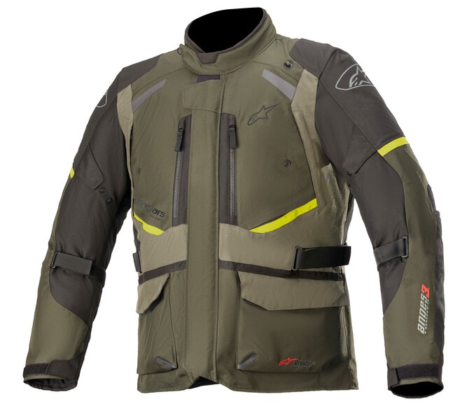 Obrázek produktu bunda ANDES DRYSTAR, TECH-AIR 5 kompatibilní, ALPINESTARS (zelená/černá/žlutá fluo)