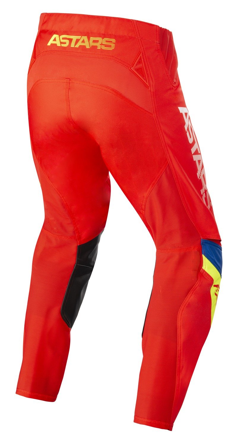 Obrázek produktu kalhoty TECHSTAR QUADRO, ALPINESTARS (červená/žlutá fluo/modrá) 3721122-3057