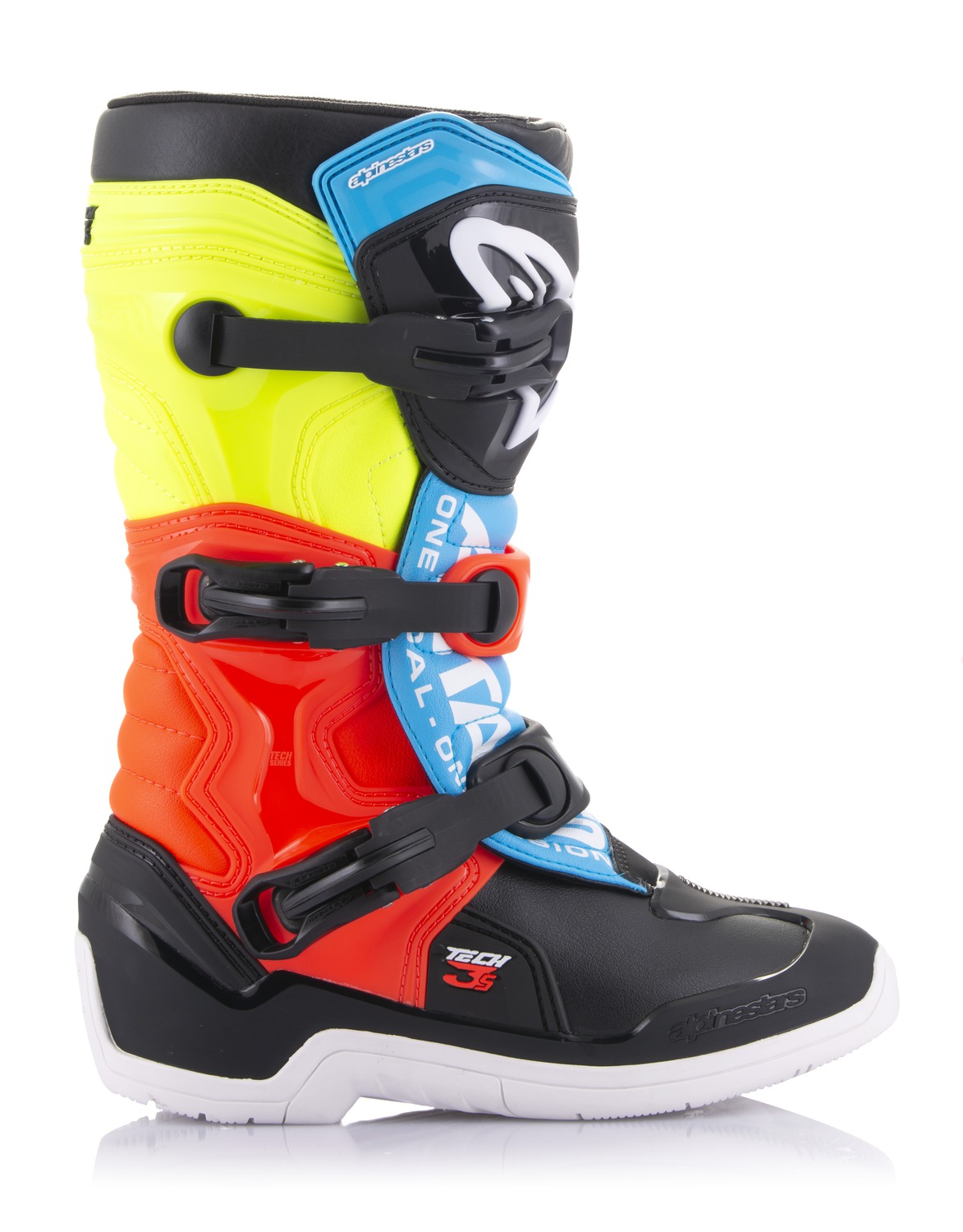 Obrázek produktu boty TECH 3S YOUTH, ALPINESTARS, dětské (černá/žlutá fluo/červená fluo) 2014018-1538