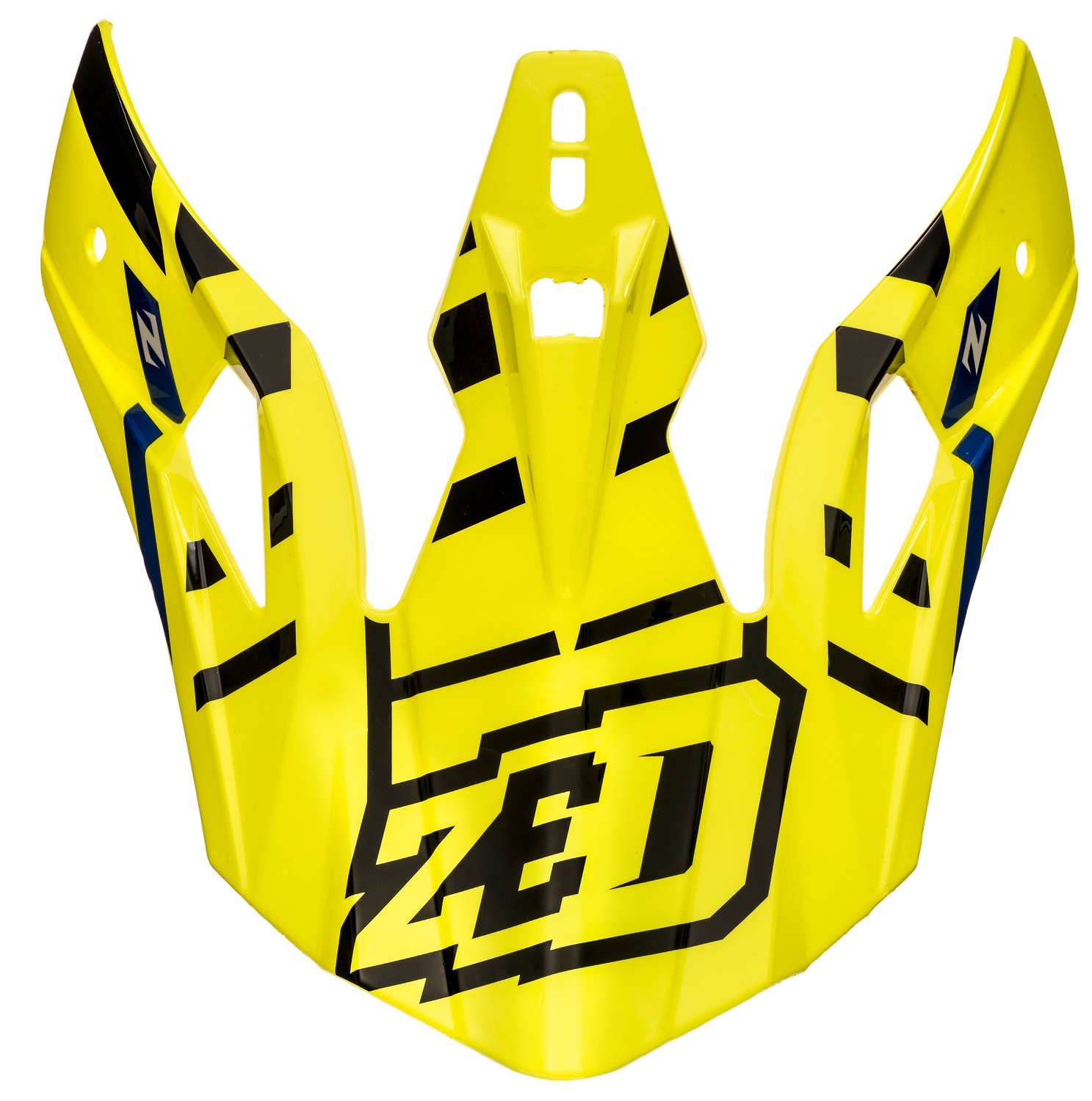 Obrázek produktu kšilt pro přilby X1.9 a X1.9D, ZED (žlutá fluo/černá/modrá)