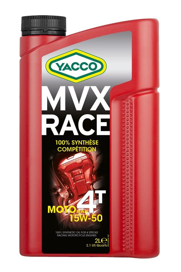 Obrázek produktu Motorový olej YACCO MVX RACE 4T 15W50, YACCO (2 l) 33202