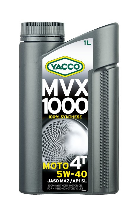 Obrázek produktu Motorový olej YACCO MVX 1000 4T 5W40, YACCO (4 l) 33424