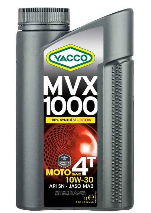 Obrázek produktu Motorový olej YACCO MVX 1000 4T 10W30, YACCO (1 l) 33451