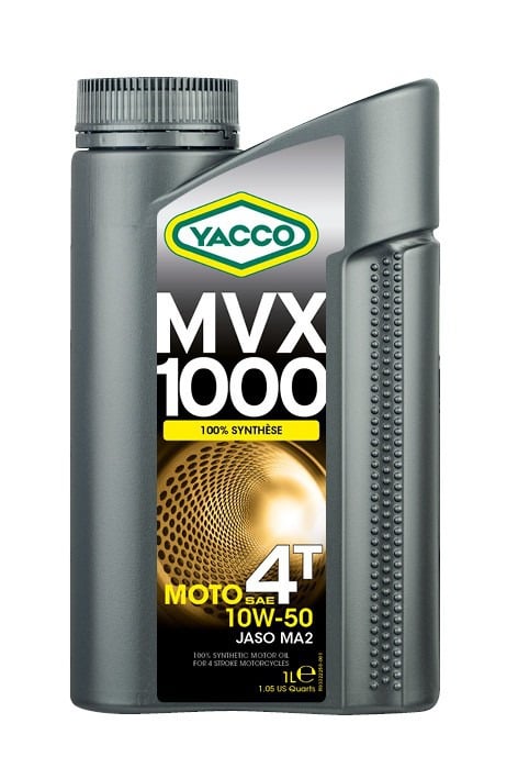 Obrázek produktu Motorový olej YACCO MVX 1000 4T 10W50, YACCO (1 l) 33221