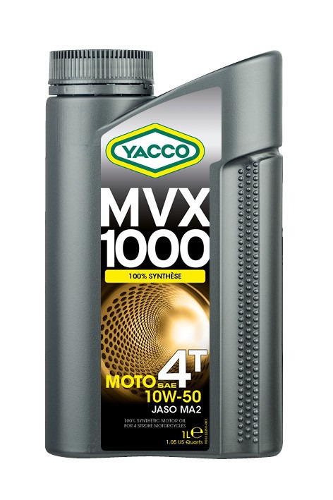 Obrázek produktu Motorový olej YACCO MVX 1000 4T 10W50, YACCO (4 l) 33224