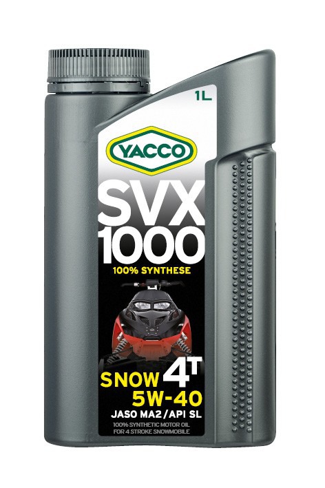 Obrázek produktu Motorový olej YACCO SVX 1000 SNOW 4T 5W40, YACCO (1 l) 33501