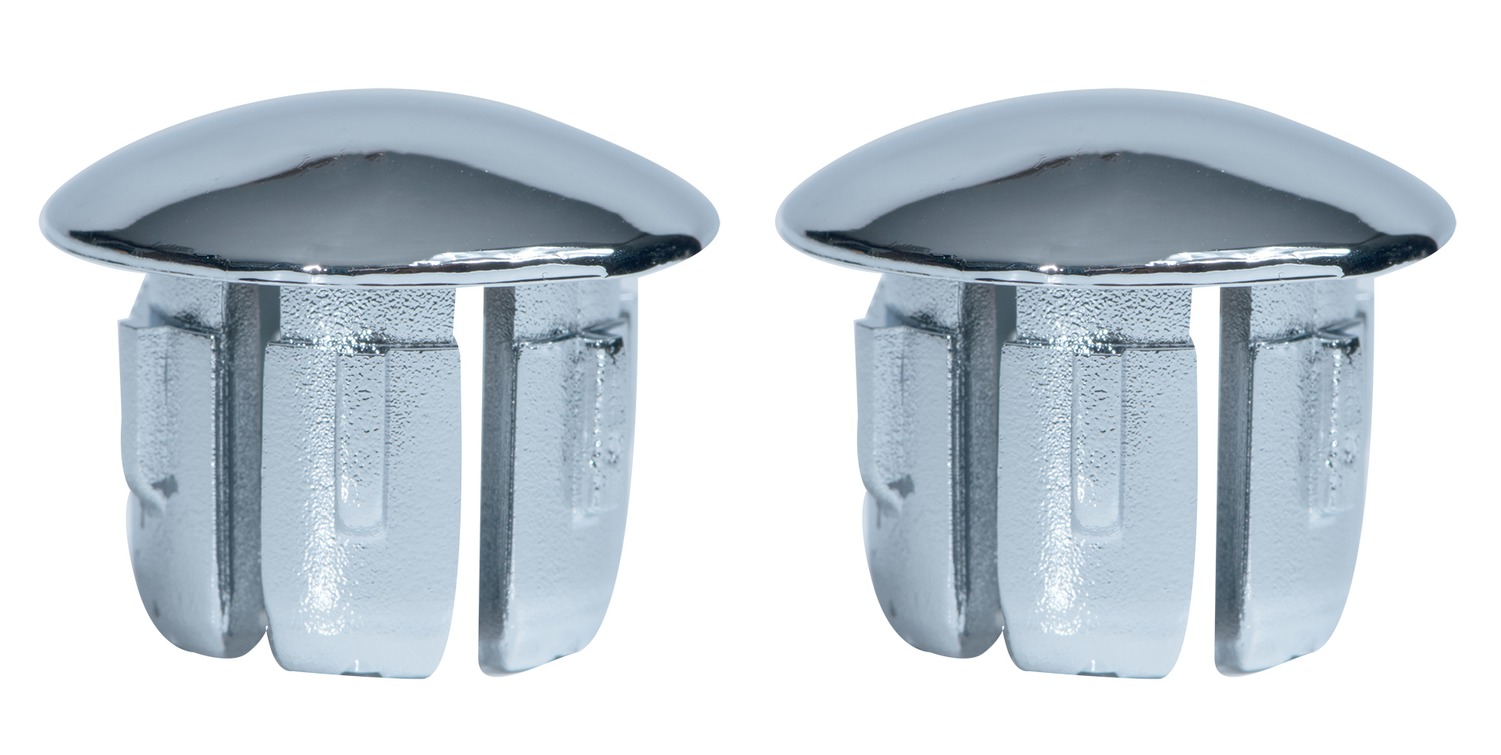 Obrázek produktu plastové špunty do konců řídítek, OXFORD (chrom, 1 pár) HT617C10