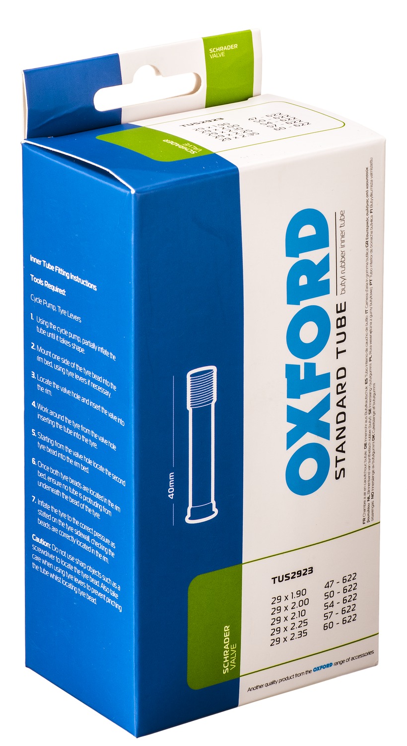 Obrázek produktu cyklo duše 29 x 1,9/2,3, auto ventilek, OXFORD TUS2923